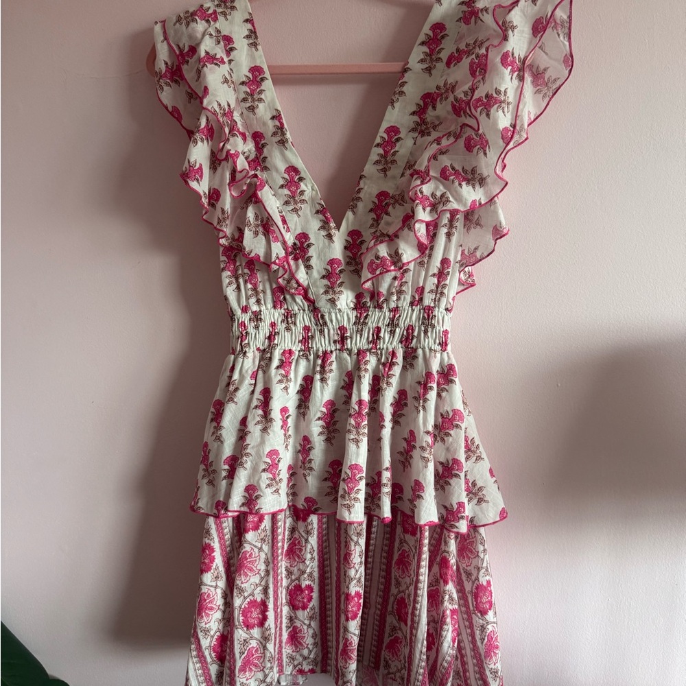 Playa Lucila Floral Ruffle Dress